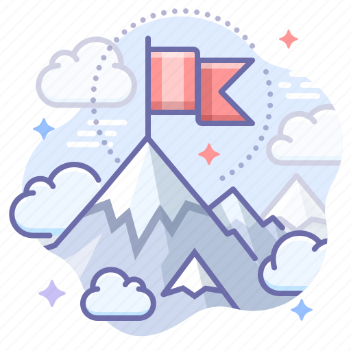 Leader, mountains, winner icon - Download on Iconfinder