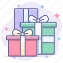 boxes, gifts, presents