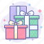 boxes, gifts, presents 