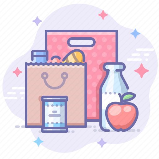 Bag, food, shopping icon - Download on Iconfinder