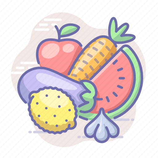 Fruits, vegetables, vitamins icon - Download on Iconfinder