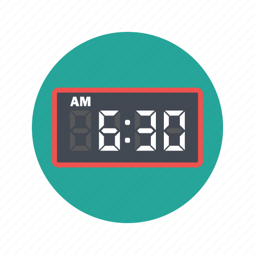Electronic clock, alarm, clock, time, timer, watch icon - Download on Iconfinder
