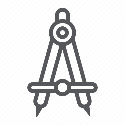 Architect, compass, design, drafting, engineering, geometry, school icon - Download on Iconfinder