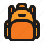 backpack, bag, education, knowledge, school, student, university 