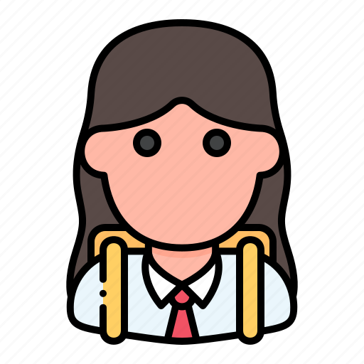 Education, girl, people, school, student, study, user icon - Download on Iconfinder