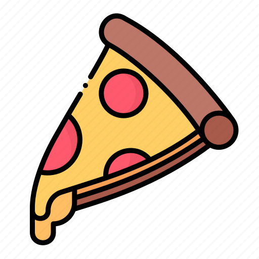 Fast food, food, italian food, pizza, salami, slice icon - Download on Iconfinder