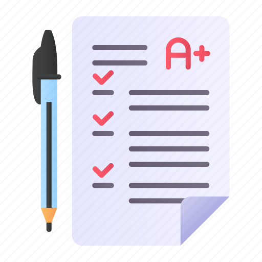 A+, approved, exam, grade, qualification, score, test icon - Download on Iconfinder