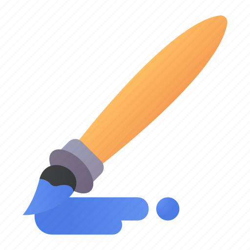 Art, art brush, art material, brush, paint, tool icon - Download on Iconfinder