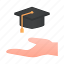 cap, education, graduate, graduation, graduation cap, mortarboard