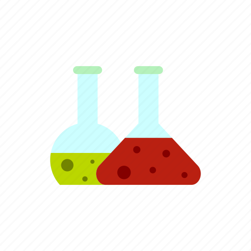 Chemistry, flasks, glass, lab, laboratory, liquid, science icon - Download on Iconfinder
