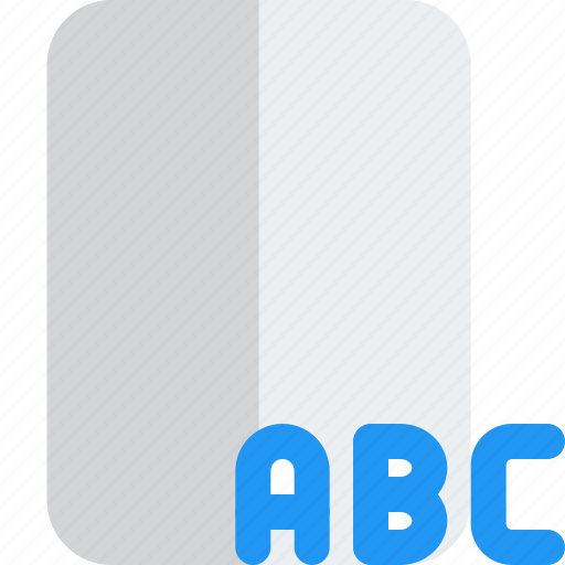 Abc, file, education icon - Download on Iconfinder