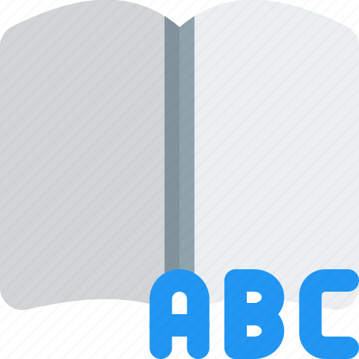Open, book, abc, education, school icon - Download on Iconfinder