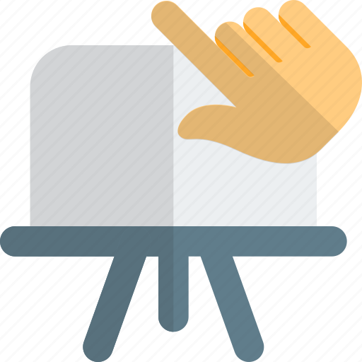 Touch, whiteboard, education icon - Download on Iconfinder