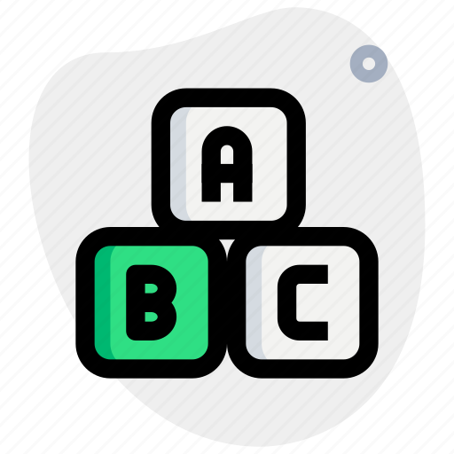 A, b, c, box, education, school icon - Download on Iconfinder