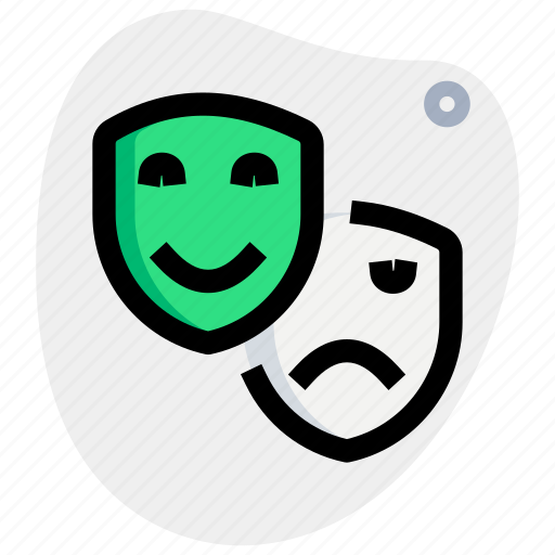 Mask, face, happy, sad, education icon - Download on Iconfinder