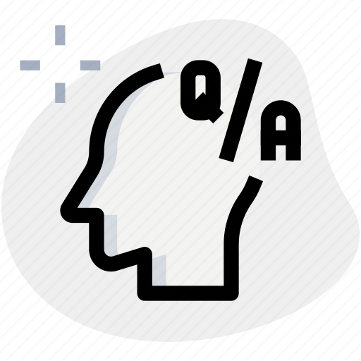 Q, a, head, education, school icon - Download on Iconfinder