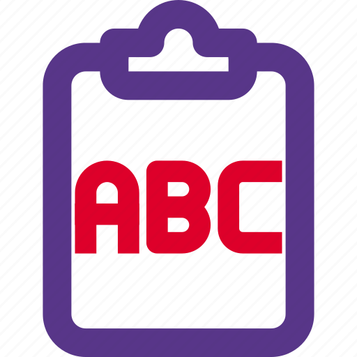 Abc, paper, education, school icon - Download on Iconfinder