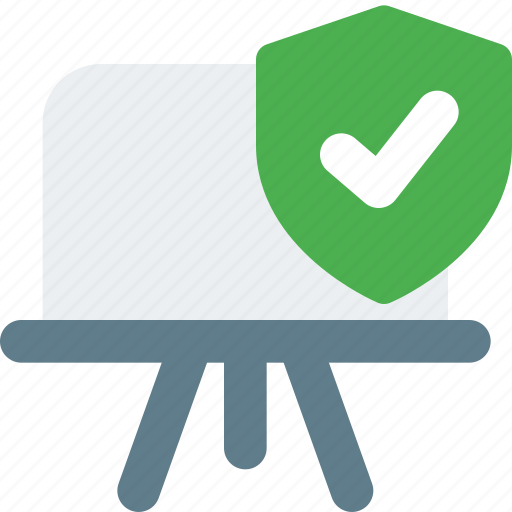 Check, protection, whiteboard, education, school icon - Download on Iconfinder