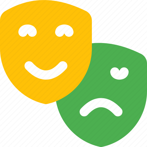 Mask, face, happy, sad, education, school icon - Download on Iconfinder