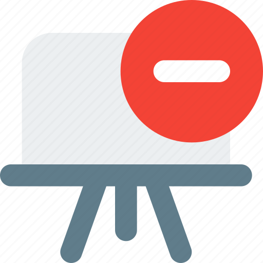 Minus, whiteboard, education, school icon - Download on Iconfinder