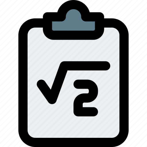 Quadratic, paper, education icon - Download on Iconfinder