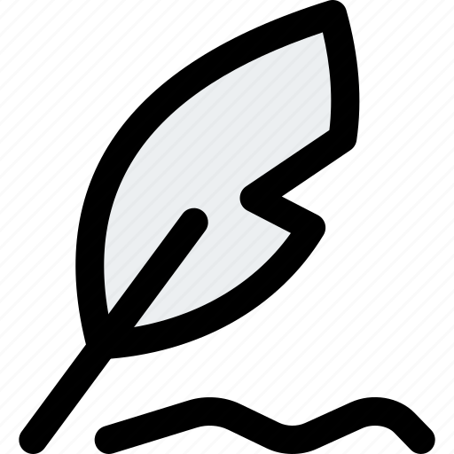 Feather, pencil, education, school icon - Download on Iconfinder