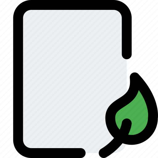 Leaf, file, education, school icon - Download on Iconfinder