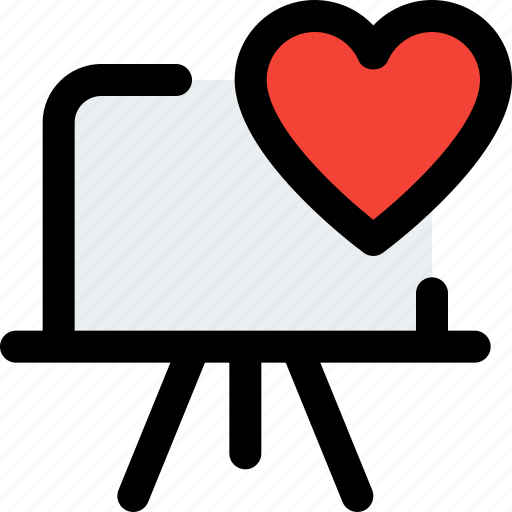 Love, whiteboard, education, school icon - Download on Iconfinder
