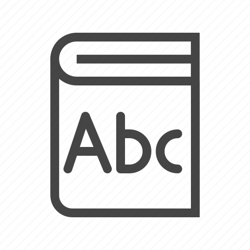 Abc, book, education, learning, school, student, study icon - Download on Iconfinder