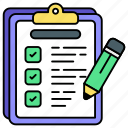.svg, checklist, list, clipboard, task, compliance, todo list, pencil, paper