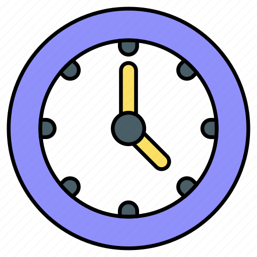 Clock, clock time, hour, education, school, tools and utensils, watch icon - Download on Iconfinder