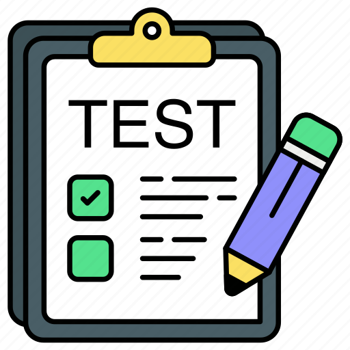 Test, exam, checklist, paper, multiple choice, education, criteria icon - Download on Iconfinder