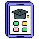 education app, elearning, online learning, study, online courses, mortarboard, ebook, knowledge