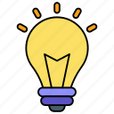 .svg, idea, bulb, innovation, creative, illumination, introduction, objectives, electricity
