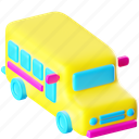 school bus, bus, vehicle, transport, transportation, school, travel, education, public-transport, automobile, student 