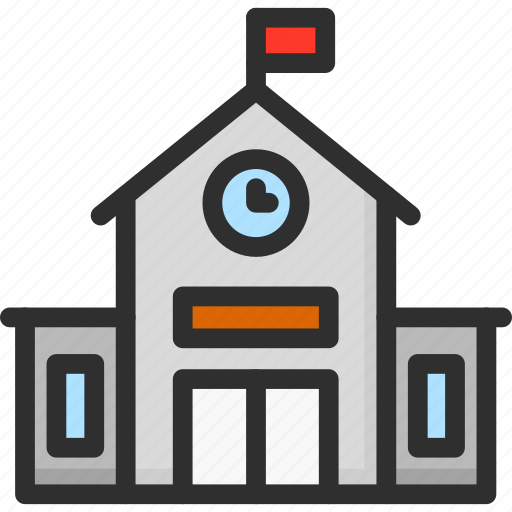 Building, education, school, schoolhouse icon - Download on Iconfinder