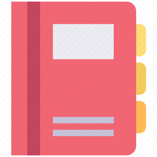 Book, education, notebook, organizer, reading, stationery, textbook icon - Download on Iconfinder
