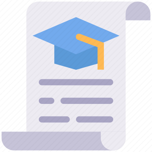 College, document, education, file, graduate, graduation icon - Download on Iconfinder