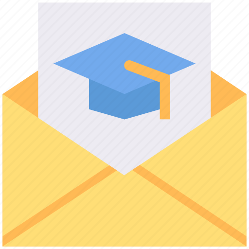 Document, email, graduate, graduation, mail, message icon - Download on Iconfinder