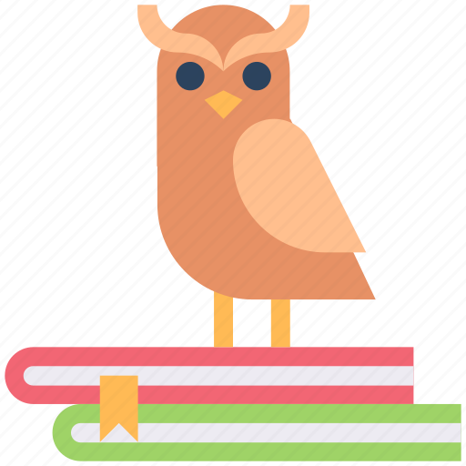 Animal, bird, book, books, education, owl, wisdom icon - Download on Iconfinder