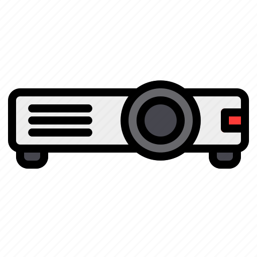 Device, display, electronic, hardware, presentation, projector, technology icon - Download on Iconfinder