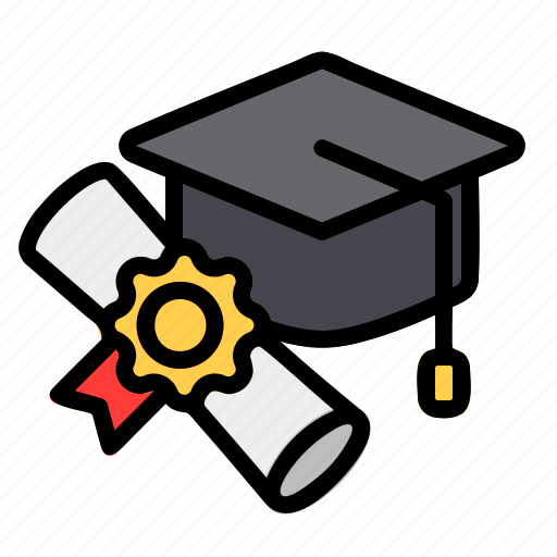 Certification, degree, diploma, education, graduation, graduation cap, mortarboard icon - Download on Iconfinder