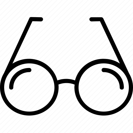Education, eye, eyeglasses, glass, glasses, line, myopia icon - Download on Iconfinder