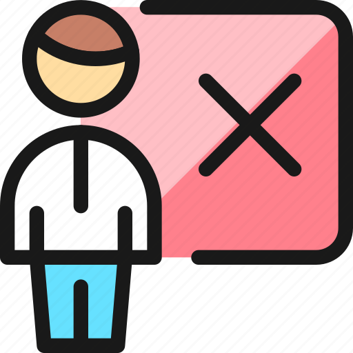 School, teacher, wrong icon - Download on Iconfinder