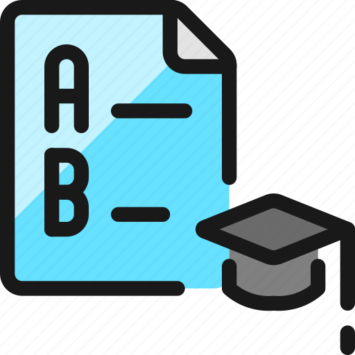 School, test, results icon - Download on Iconfinder