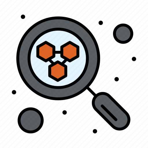 Atom, molecule, science, search icon - Download on Iconfinder