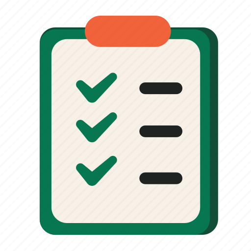 List, checklist, menu, clipboard, business, task, file icon - Download on Iconfinder