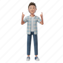 standing, boy, pose, mood, expression, person, pointing up 