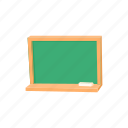 blackboard, cartoon, chalk, classroom, education, school, wooden