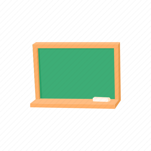 Blackboard, cartoon, chalk, classroom, education, school, wooden icon -  Download on Iconfinder